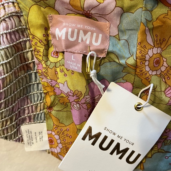 NWT Show Me Your MuMu Jenna Top in Groovy Blooms - Picture 5 of 5